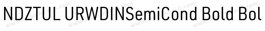 NDZTUL URWDINSemiCond Bold Bold字体转换